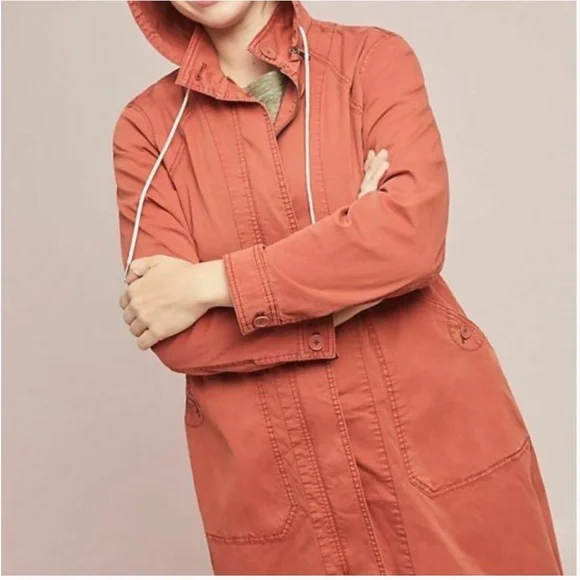 NWT‎ Anthropologie Longline Anorak - Picture 2 of 12